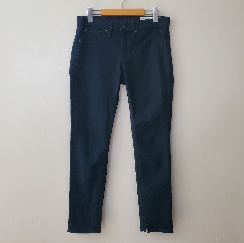 Rag & Bone Zip Detail Ankle Jean